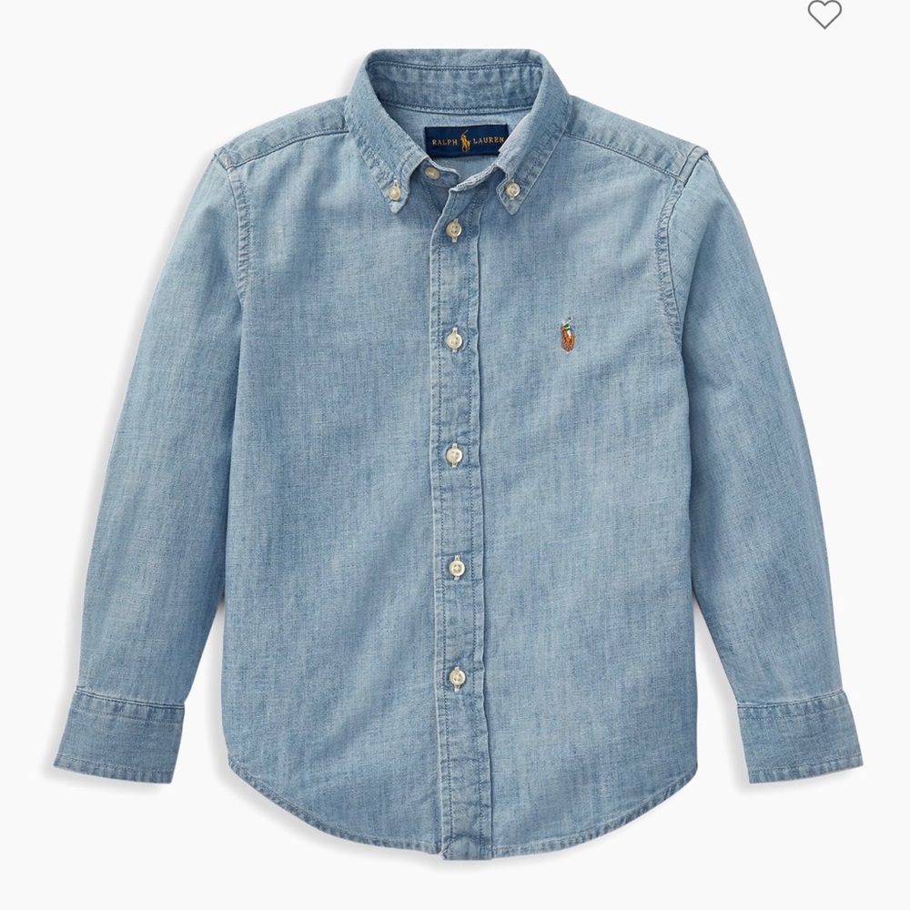 Ralph Lauren men big boy long sleeve shirt size 16 NWT